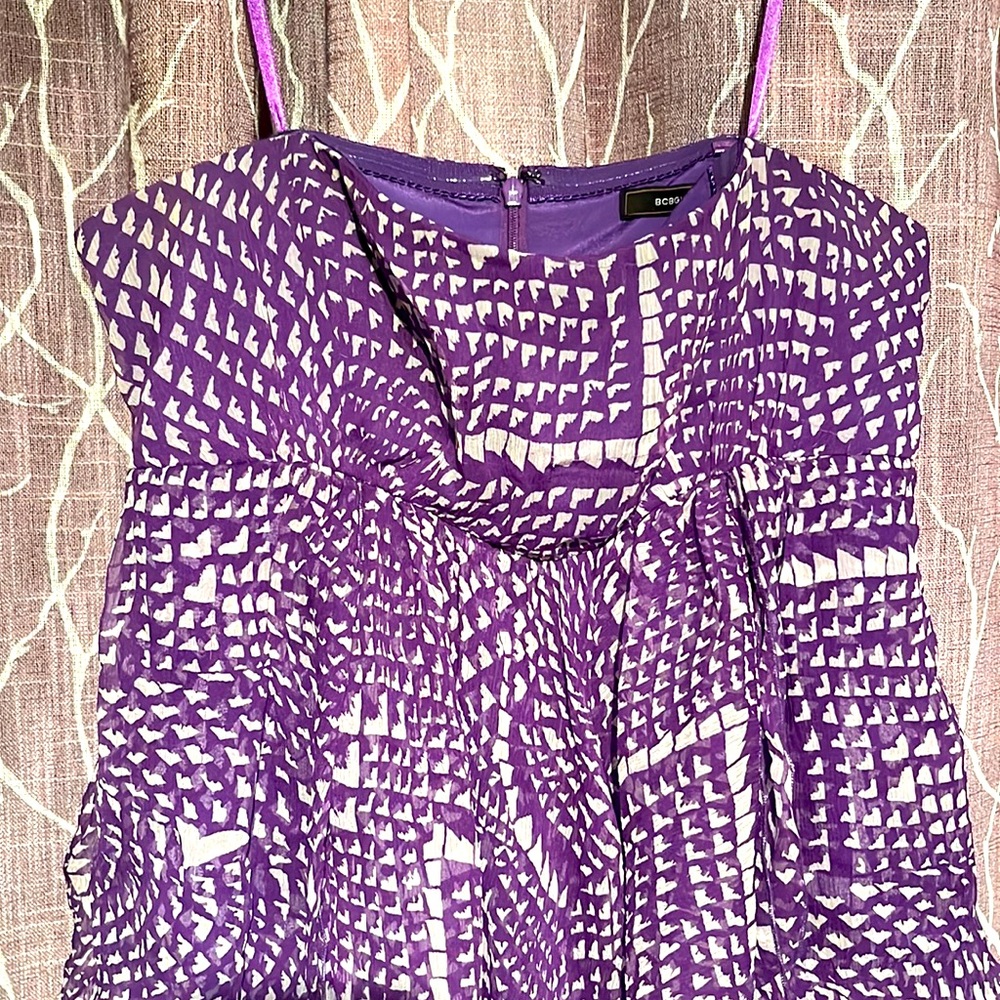 BCBG MAXAZRIA strapless party dress